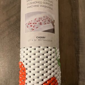 Cherry Heart Print Valentine’s Bath Mat